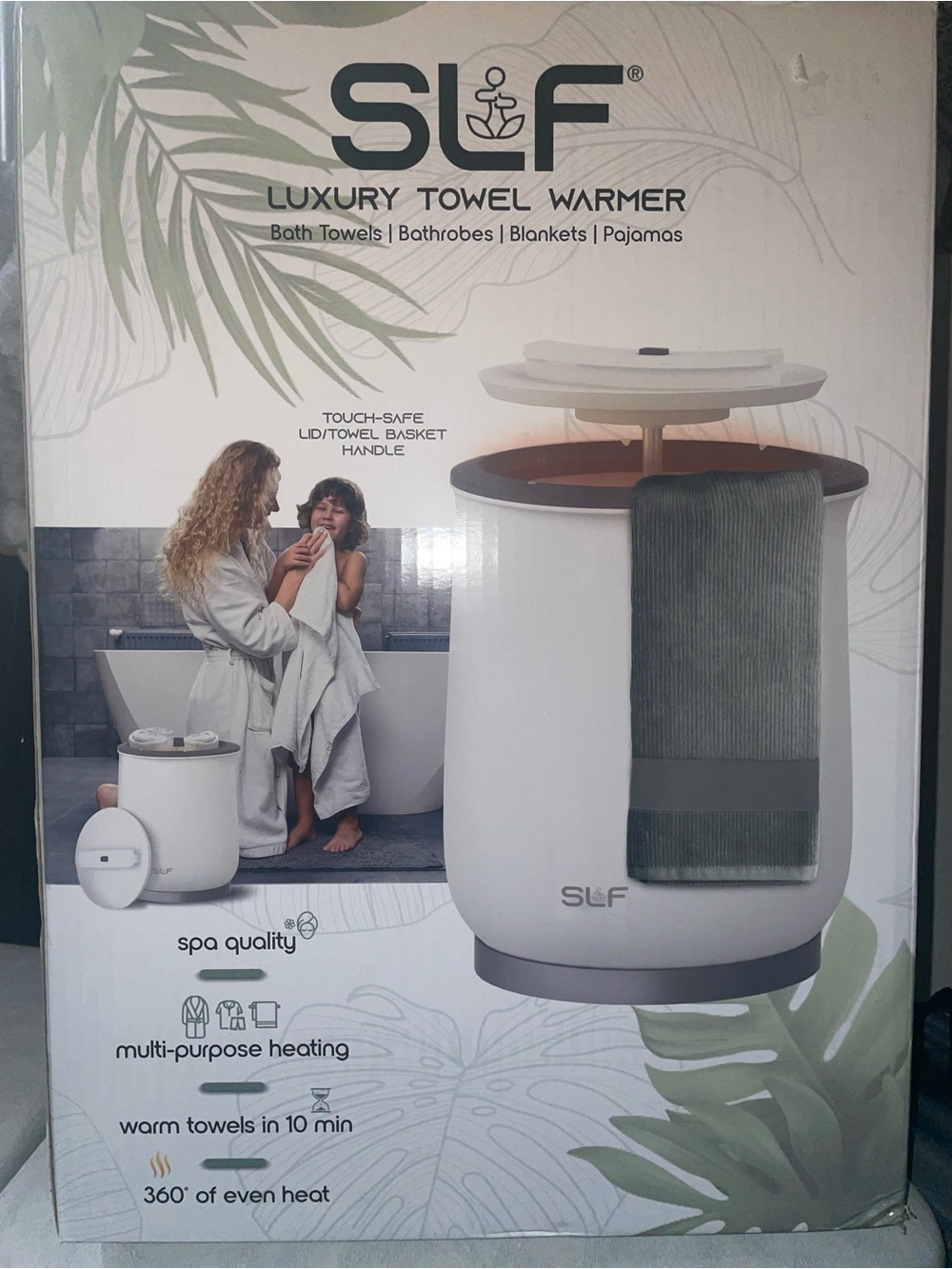 Brand New! Unopened LF Luxury Towel Warmer - White with Gray Accent